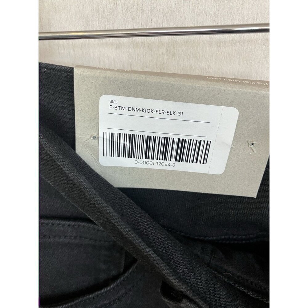 NWT Everlane Women's Black Kick Flare Denim Jeans Pant Organic Cotton MSRP $128 - Picture 8 of 15